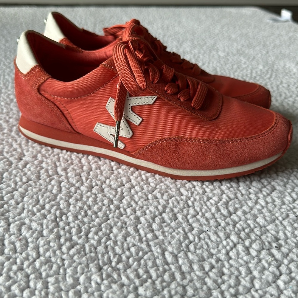 MK coral tennis shoes